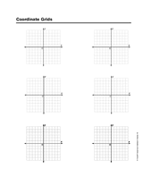 Coordinate Grids: Blank Printable Template Printable (4th - 6th ...