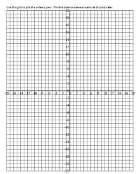 Secret Message Math - Distance on the Coordinate Plane - Math Fun!