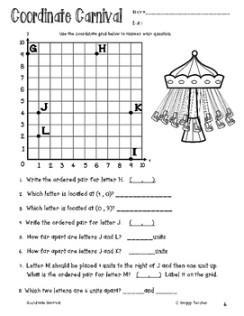 Coordinate plane | TPT