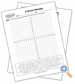 coordinate picture worksheet works