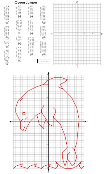 Mystery Graph Picture Worksheets