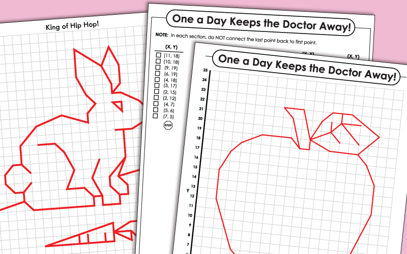 coordinate plane mystery picture worksheet