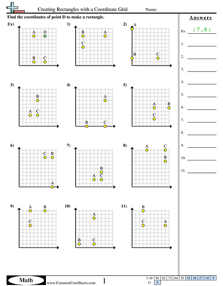 Grid Worksheets | Free - CommonCoreSheets