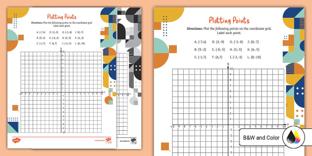 coordinate worksheet for grade 6
