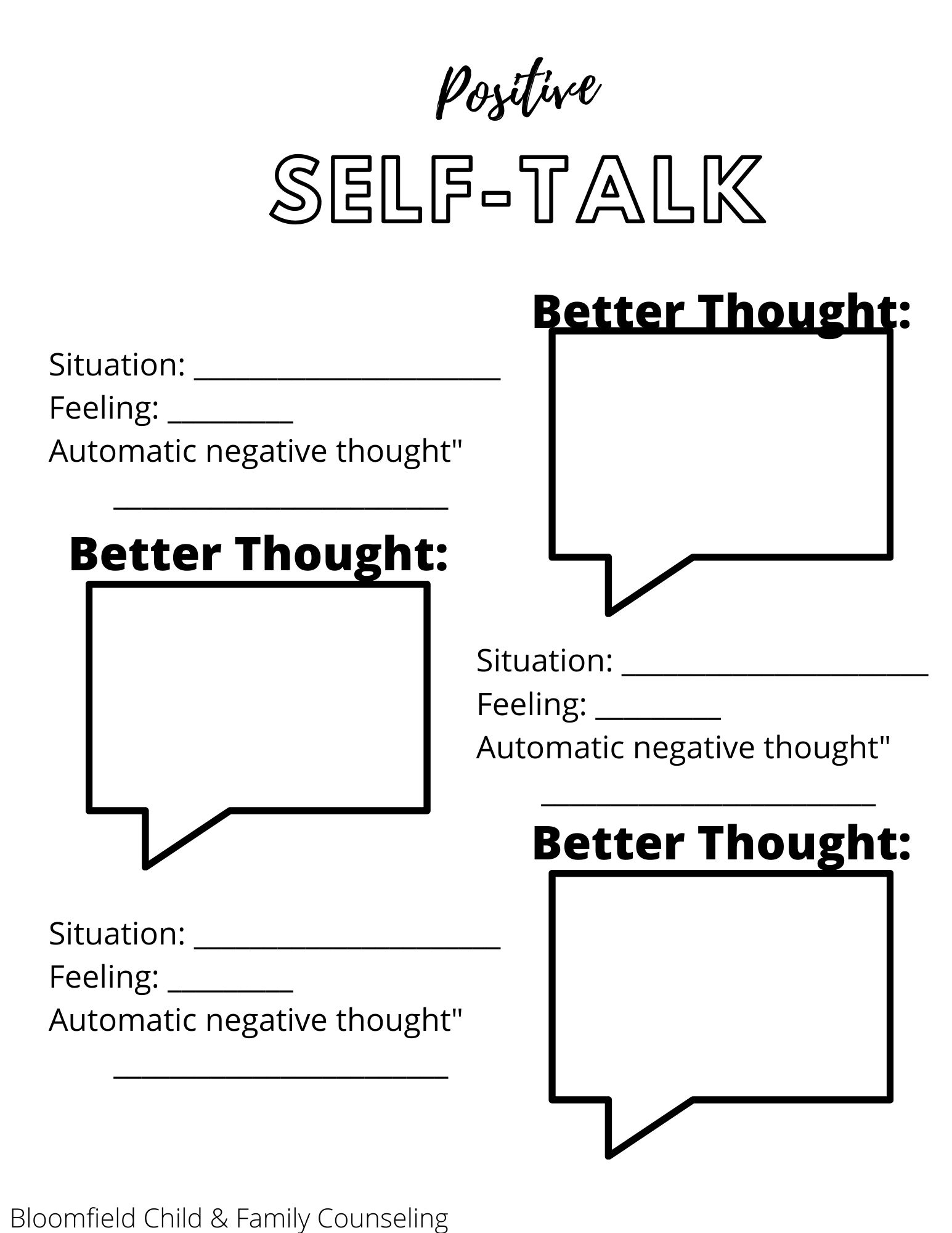 coping skills worksheet