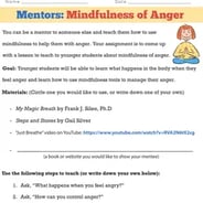 Printable 5th Grade Common Core Mindfulness Worksheets 