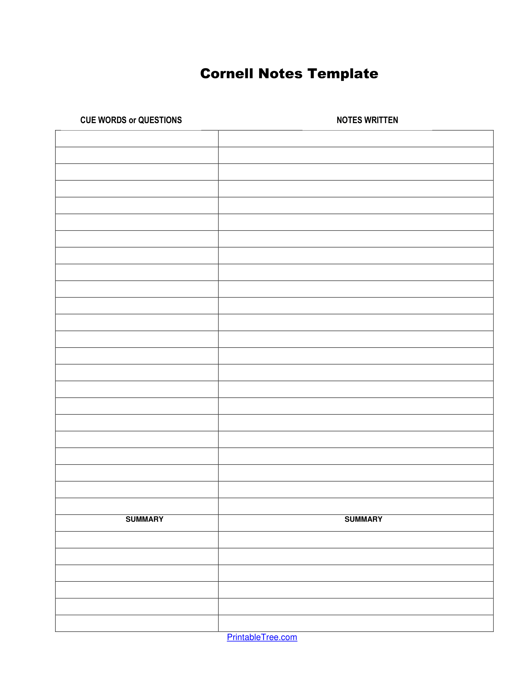 Free DownloadPrintable Cornell Notes PDF Templates Worksheets Library Free DownloadPrintable Cornell Notes PDF Templates Worksheets Library
