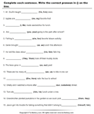 Choose The Correct Pronoun Worksheets | Turtle Diary