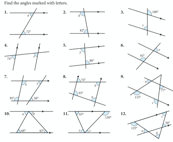 Corresponding Angles Worksheet Worksheet For 10th Grade Lesson Corresponding Angles Worksheet Worksheet For 10th Grade Lesson