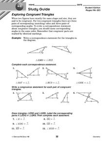 corresponding parts of congruent triangles worksheet