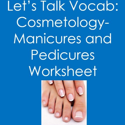 cosmetology worksheet