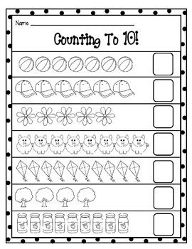 Counting To 10 Worksheets by Brandi Fletcher worksheets library