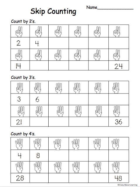 Free Skip Counting by 2s, 3s and 4s Worksheet | Made By Teachers