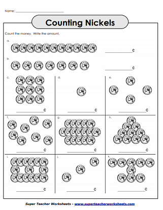 Worksheets for Skip Counting By 5s