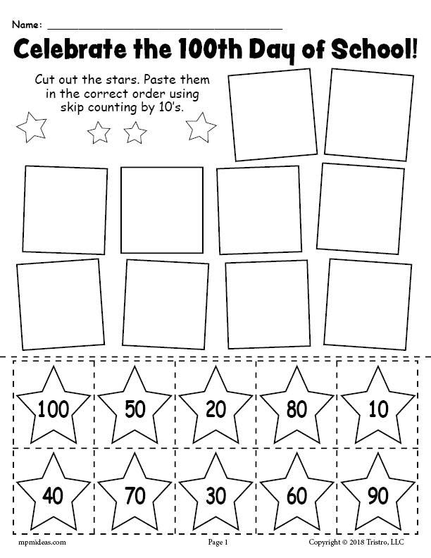 counting by 10 s worksheet