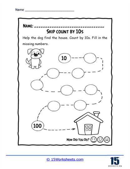 Skip Counting By 10s Worksheets - 15 Worksheets Library