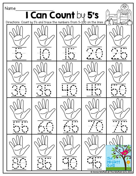 Counting By 5S Worksheet