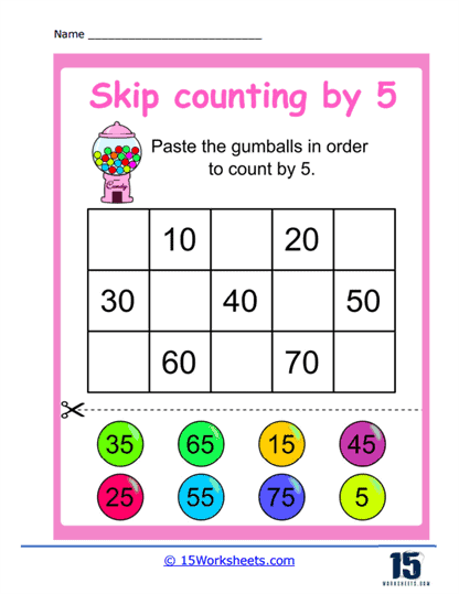 Skip Counting By 5 Worksheets - 15 Worksheets Library