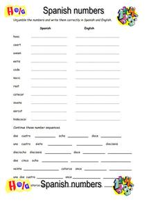 Numbers WS1 Worksheet for 3rd - 10th Grade | Lesson Planet