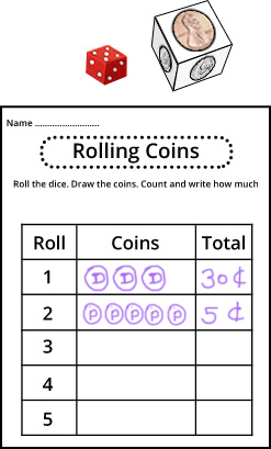 Counting Money Games for 1st Grade Online