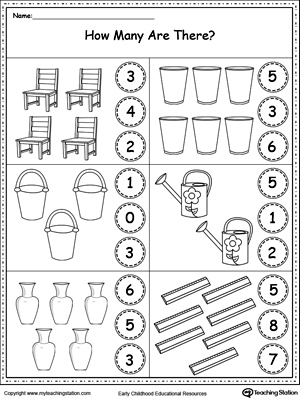 FREE* Count the Objects in Each Group | MyTeachingStation.com