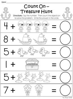 Counting On from Numbers 1-100 (Counting On Addition Worksheets ...