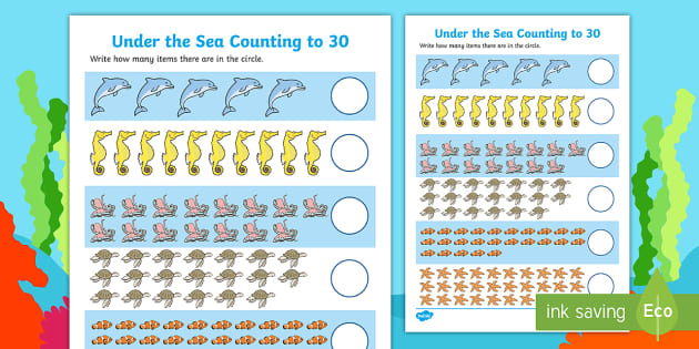 counting to 30 worksheet