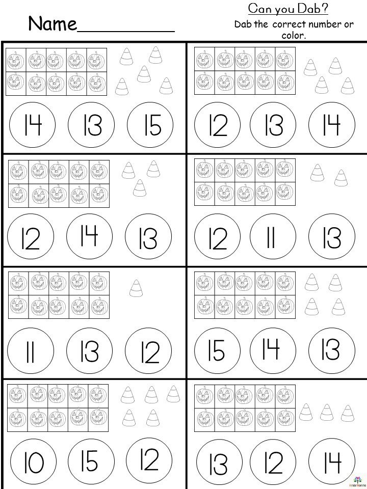 counting worksheet for kindergarten free