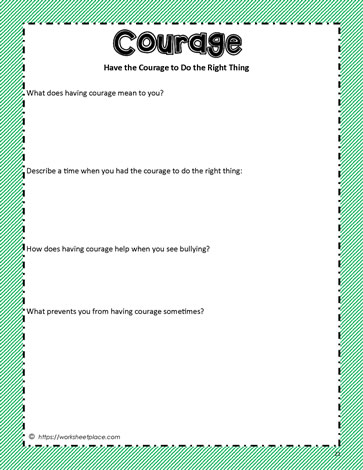 A Recipe Jar of Courage Worksheets! | Fun worksheets, Writing ...