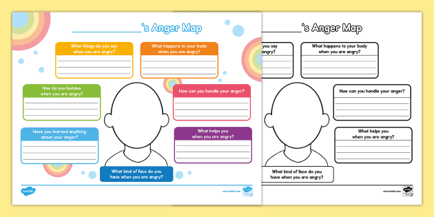court orders anger management worksheet