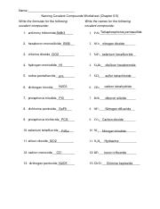 NamingWSandRules.pdf - Name: Naming Covalent Compounds Worksheet ...