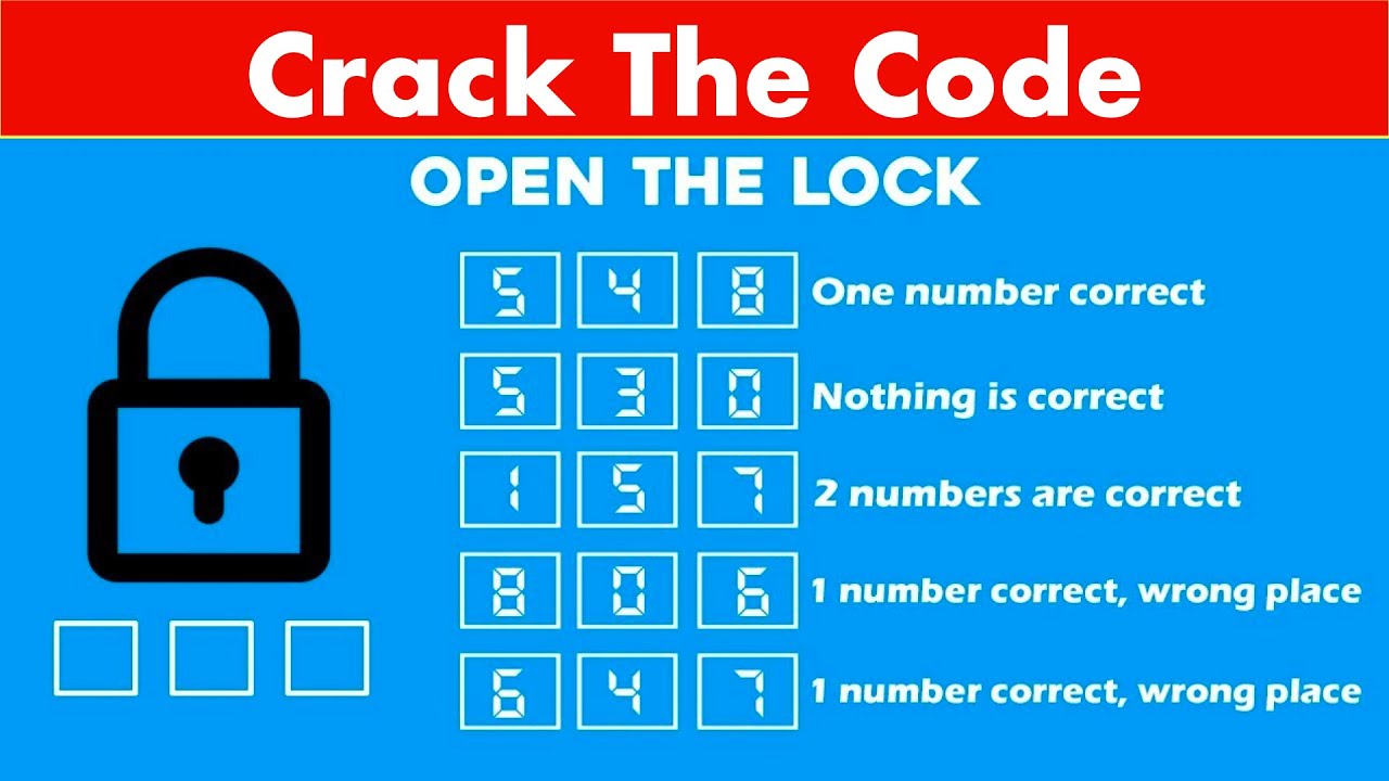 crack the code 548 || Maths Puzzle - Worksheets Library
