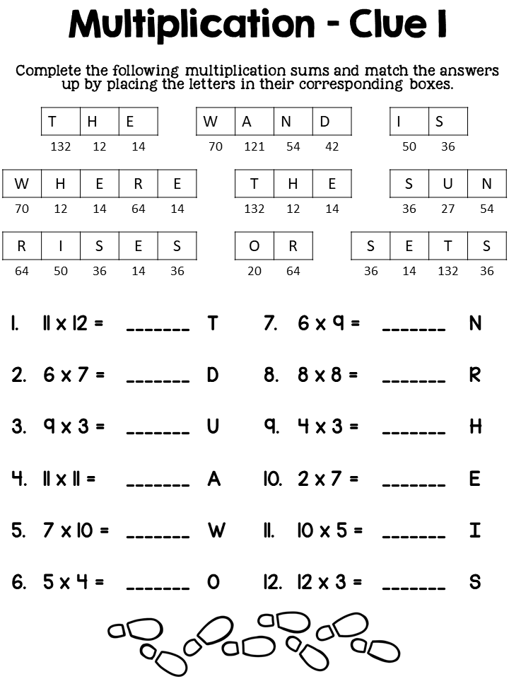 Crack The Code Math Worksheet Fun And Challenging Math Puzzles