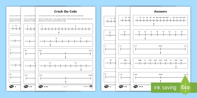 crack the code worksheet answers