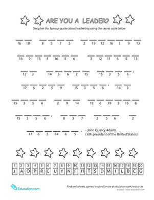 Crack the Code #2 | Worksheet | Education.com