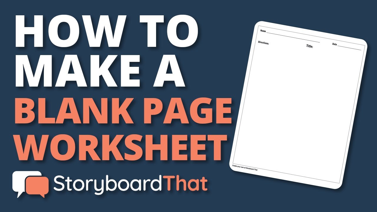 create a fill in the blank worksheet