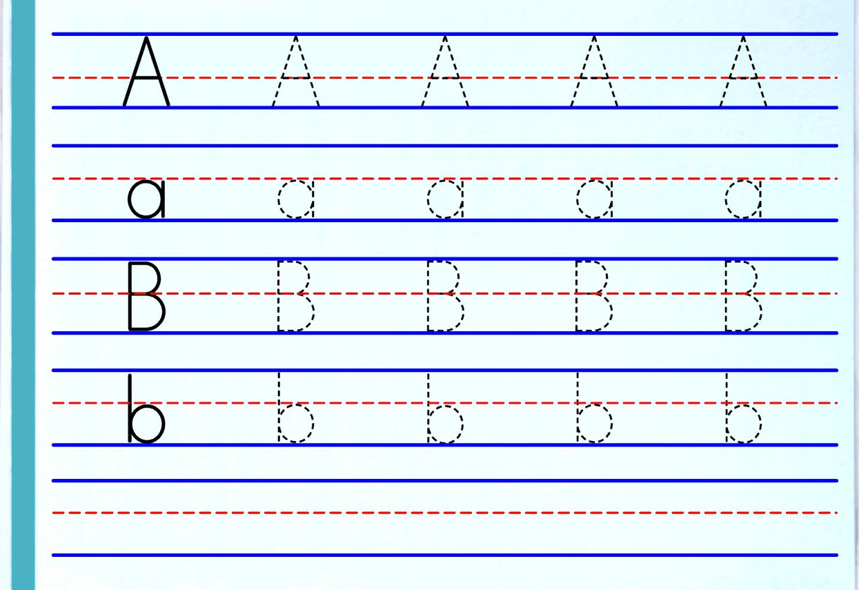 tikz pgf - Create alphabet tracing worksheet - TeX - LaTeX Stack ...