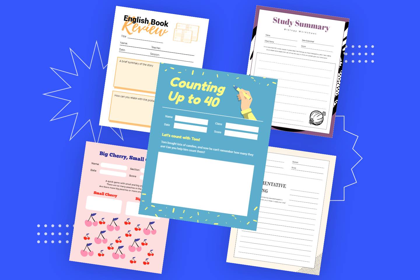 Worksheet Maker: Create Worksheets Online Free | Fotor