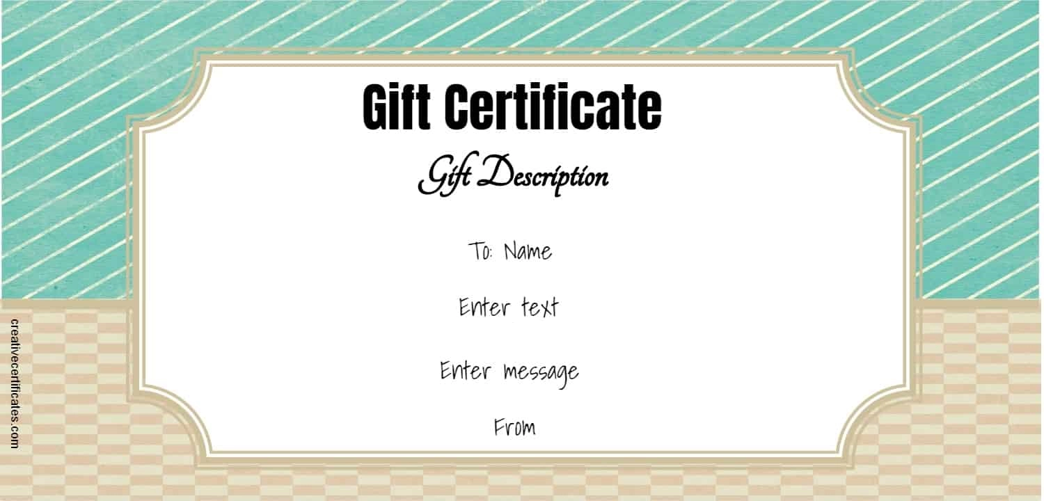 create and print gift certificates online