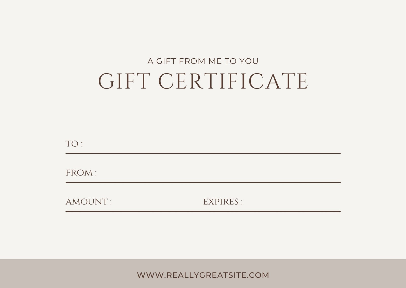 create and print gift certificates online
