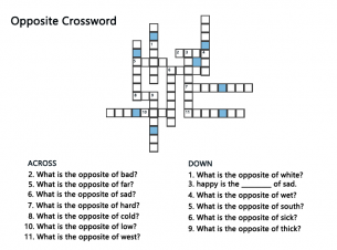 Raccogliere appena sezione free crossword puzzle maker to print ...
