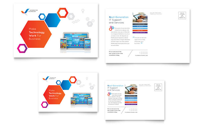 Free Printable Postcard Template - Premium Designs