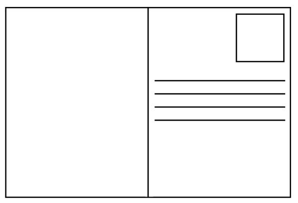 Free postcard templates | Blank printable postcards