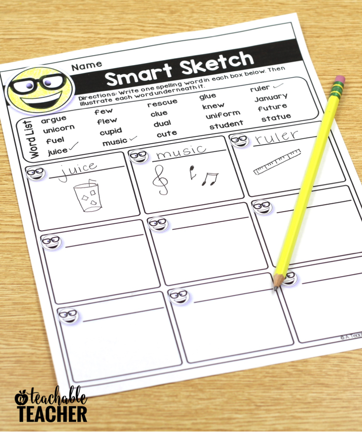 Editable Spelling Word Worksheets for ANY Word List!