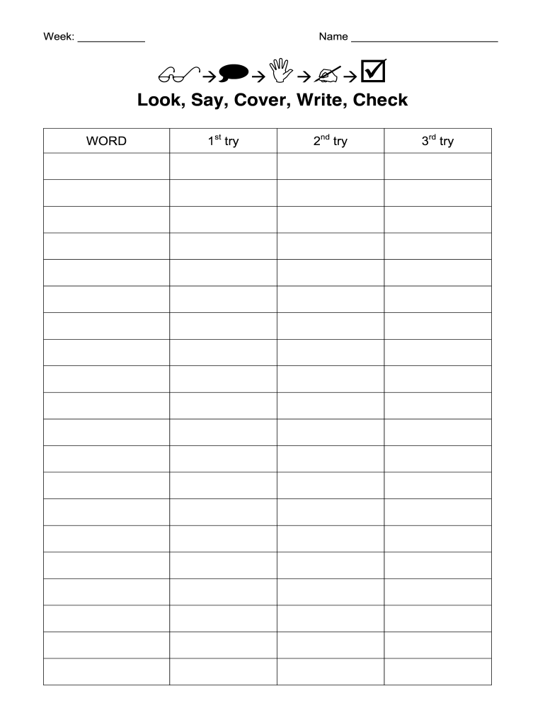 Spelling Practice Worksheets Pdf - Fill Online, Printable ...
