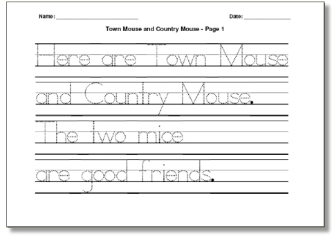 Make Handwriting Worksheets - ESL Writing Wizard