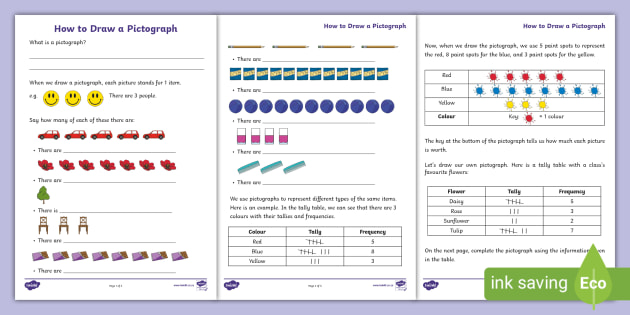 create your own pictograph worksheet
