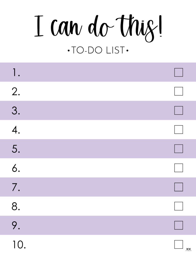 Online Editable Checklist Templates