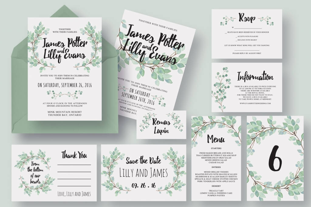 70+ Gorgeous Wedding Invitation Templates | Design Shack