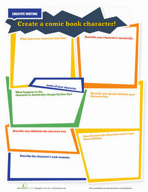 Create A Superhero | Worksheet 
